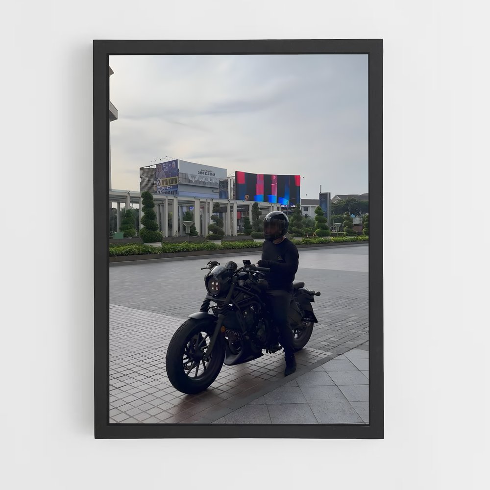 Poster Rebel Intrépide – affiche Honda Moto (vue 2)